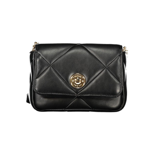 Black Polyurethane Women's Bag