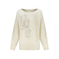 White Viscose Sweatshirt