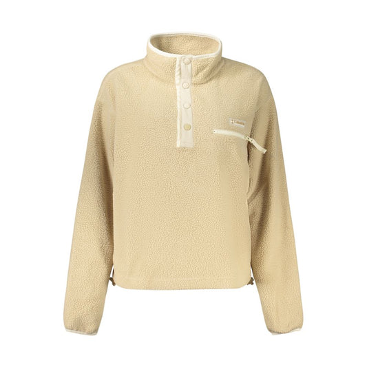 Beige Polyester Women's Sweatshirt