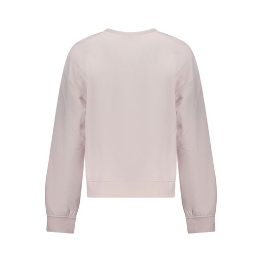 Pink Cotton Women's Sweatshirt