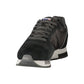 Black Polyester Athletic Sneakers