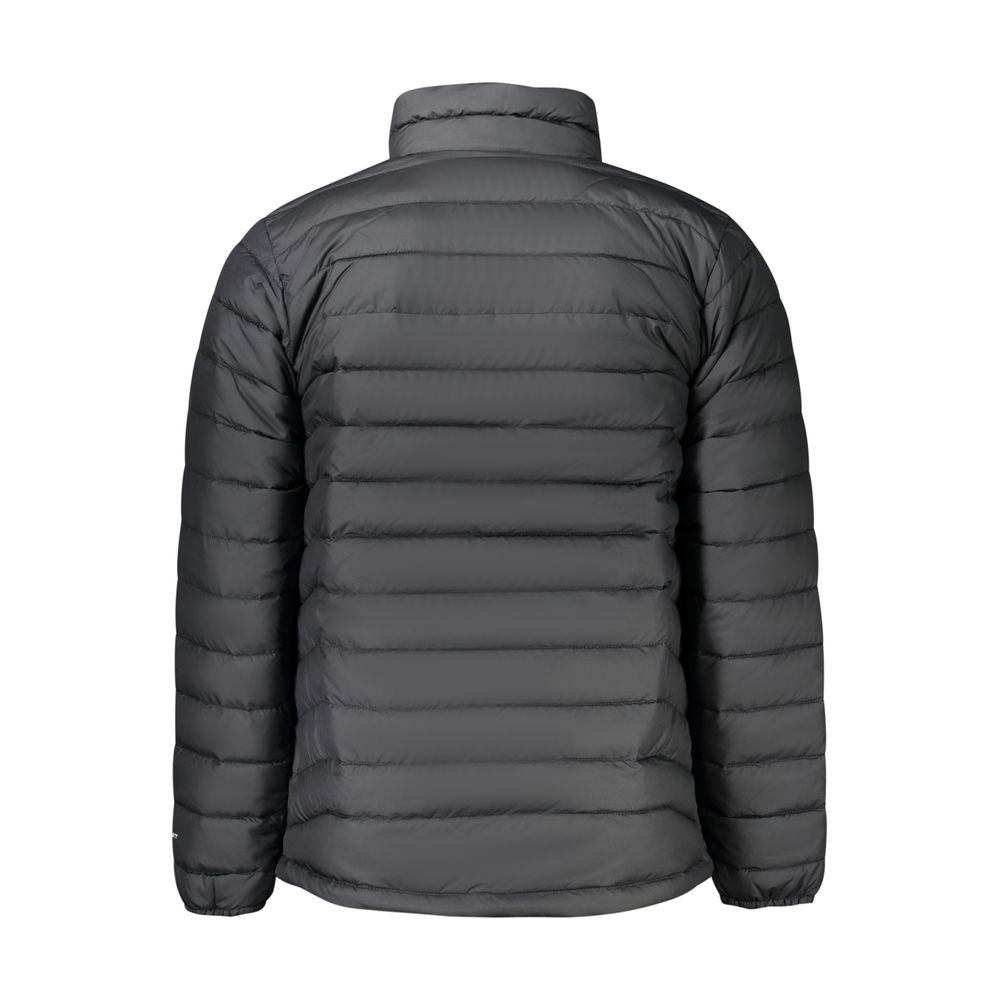 Black Polyester Men's Jacket