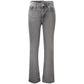 Black Cotton Womens Jeans