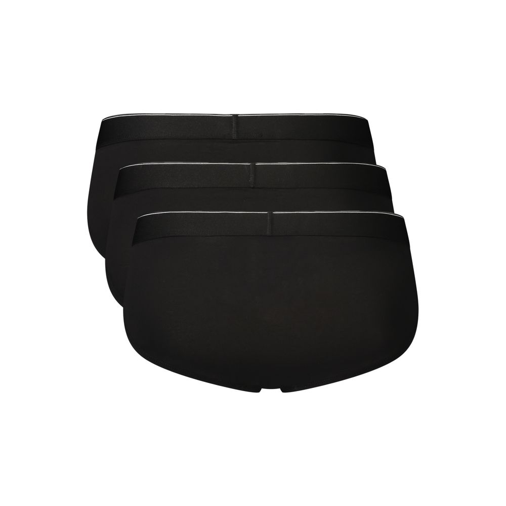 Black Cotton Men's Brief