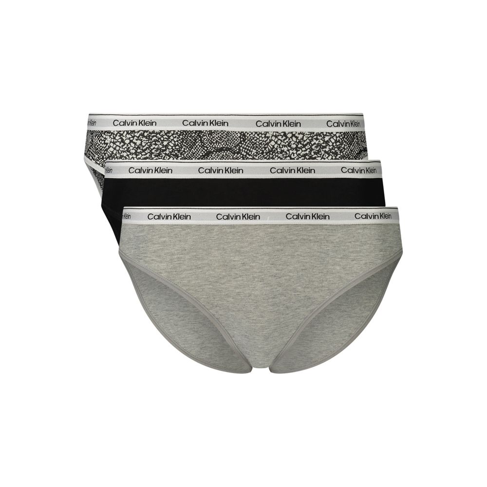 Gray Cotton Women's Underwear