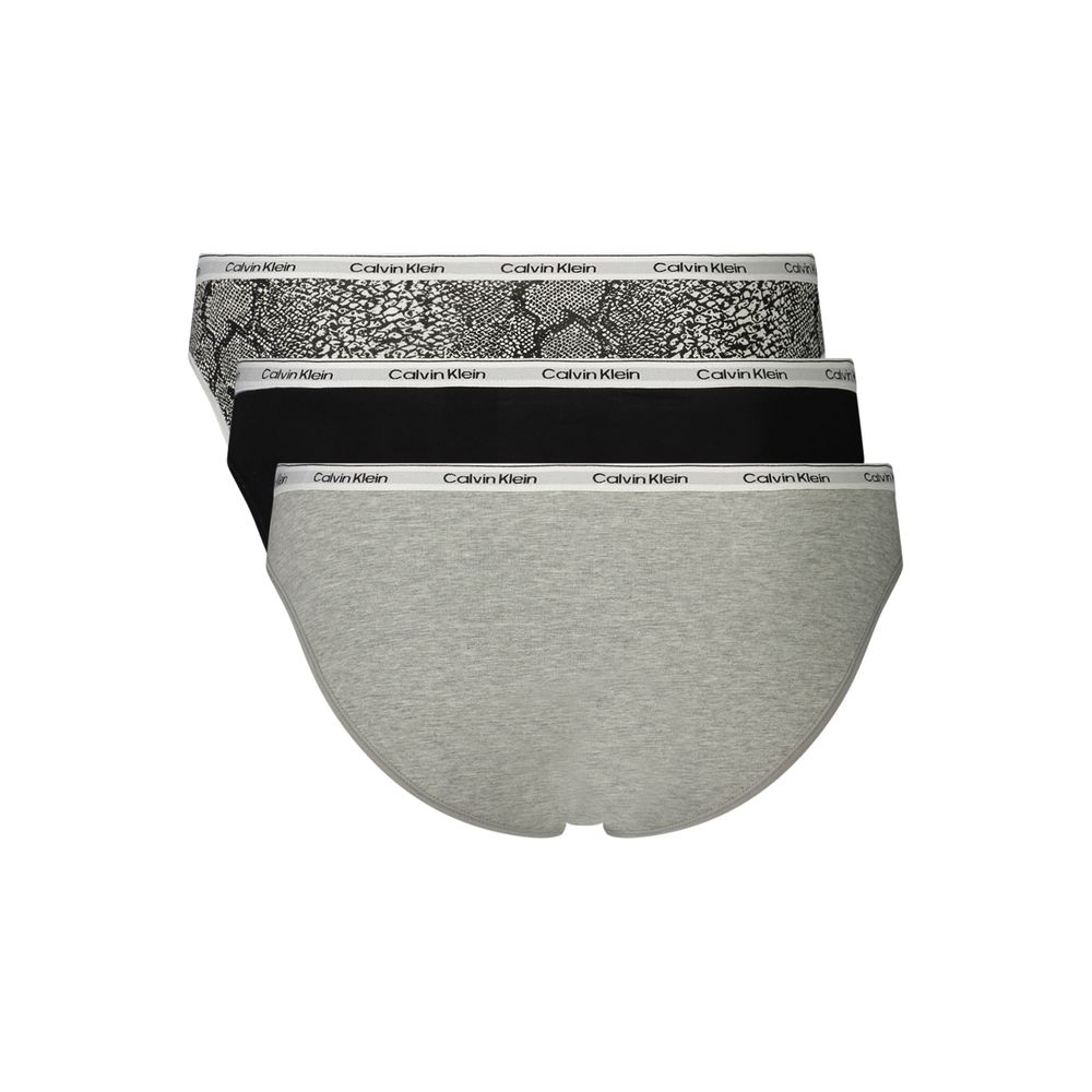 Gray Cotton Women's Underwear
