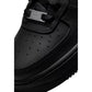 Black Leather Low Top Sneakers