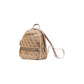 Beige Polyethylene Backpack
