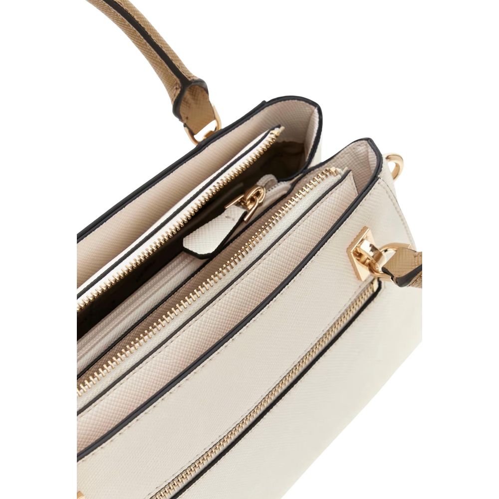 Beige Polyethylene Handbag