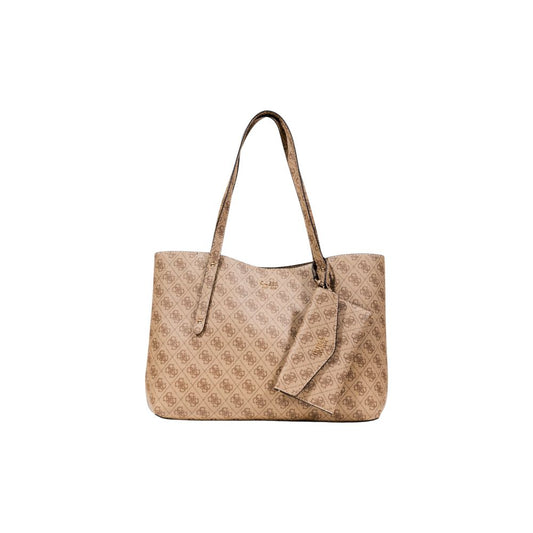 Beige Polyethylene Handbag