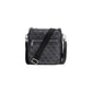 Gray Polyethylene Messenger Bag