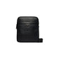 Black Polyethylene Messenger Bag