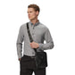 Black Polyethylene Messenger Bag