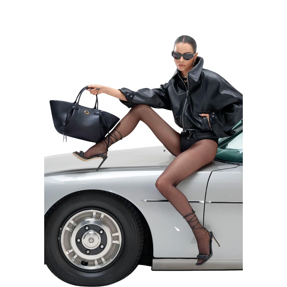 Black Polyethylene Handbag