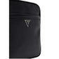 Black Polyethylene Messenger Bag