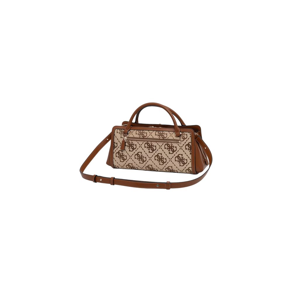 White Polyester Handbag