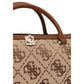 White Polyester Handbag
