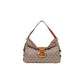 Beige Polyester Handbag