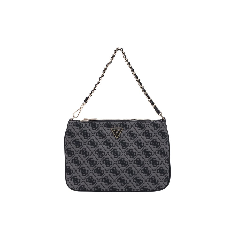 Gray Polyester Handbag