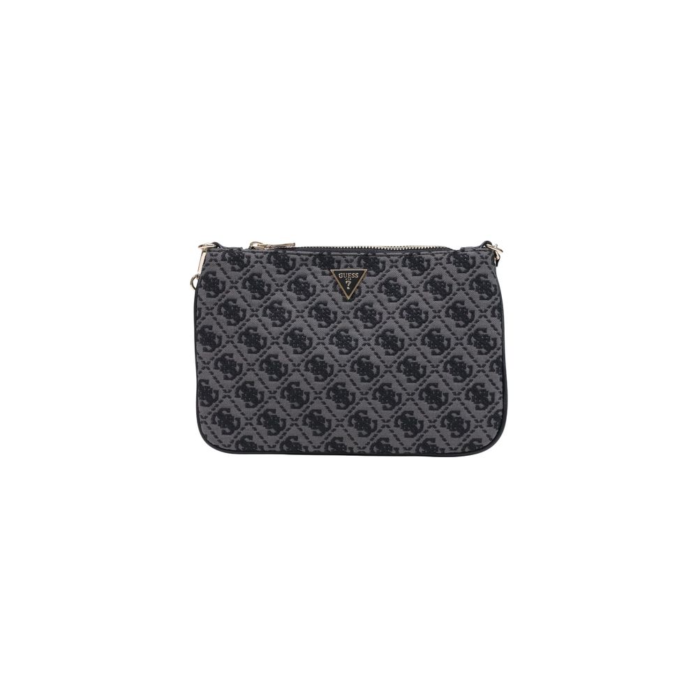 Gray Polyester Handbag