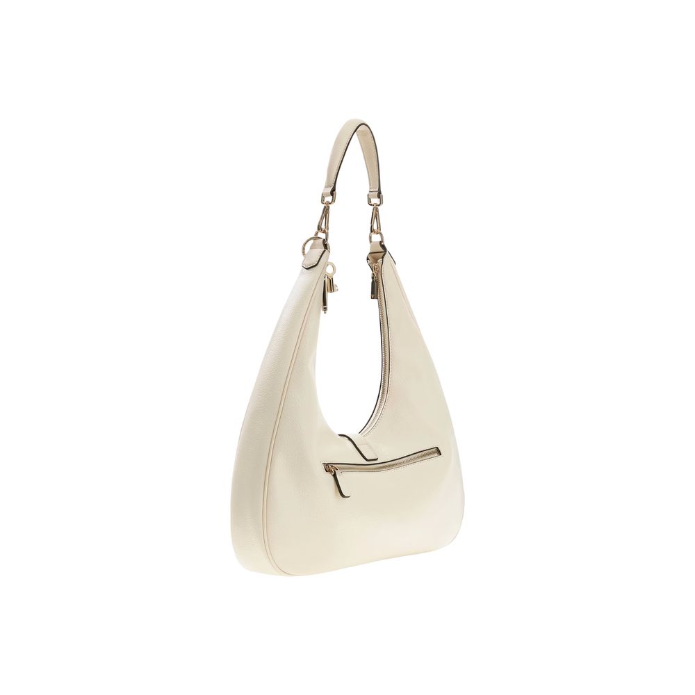 Cream Polyethylene Handbag