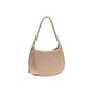 Beige Suede Leather Handbag