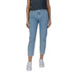 Light Blue Cotton Mom Jeans