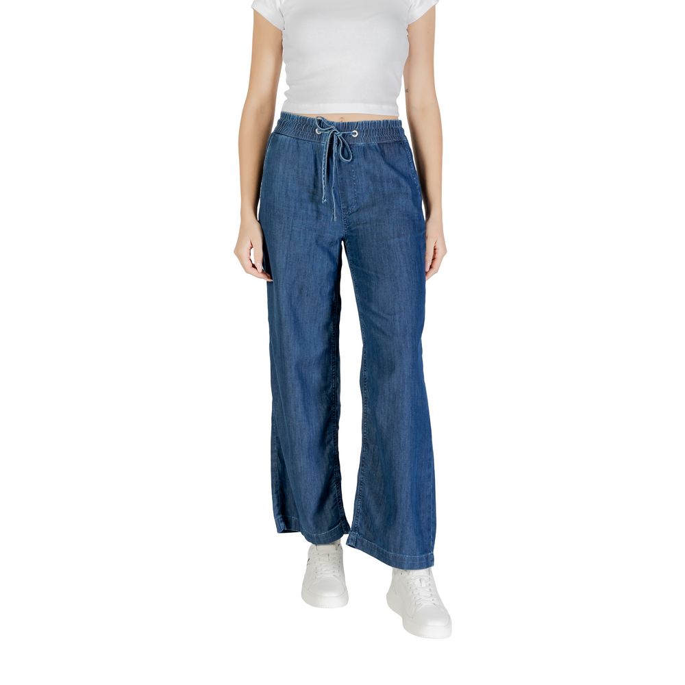 Blue Lyocell Mom Jeans