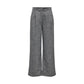 Gray Recycled Polyester Casual Pants