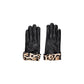 Black Leather Gloves