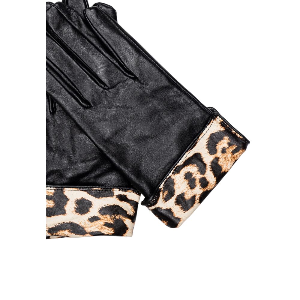 Black Leather Gloves