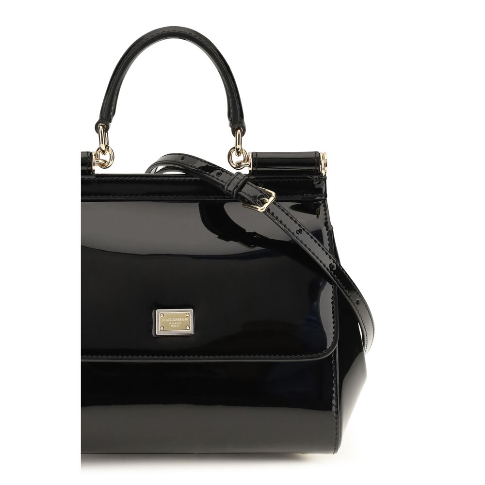 Black Calf Leather Bos Taurus Handbag
