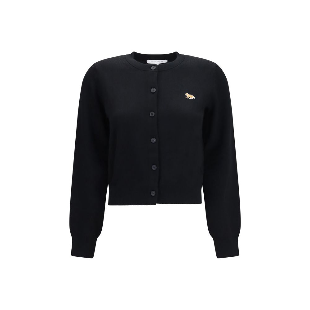 Black Cotton Cardigan