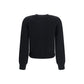 Black Cotton Cardigan