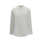 White Silk Dress Shirt