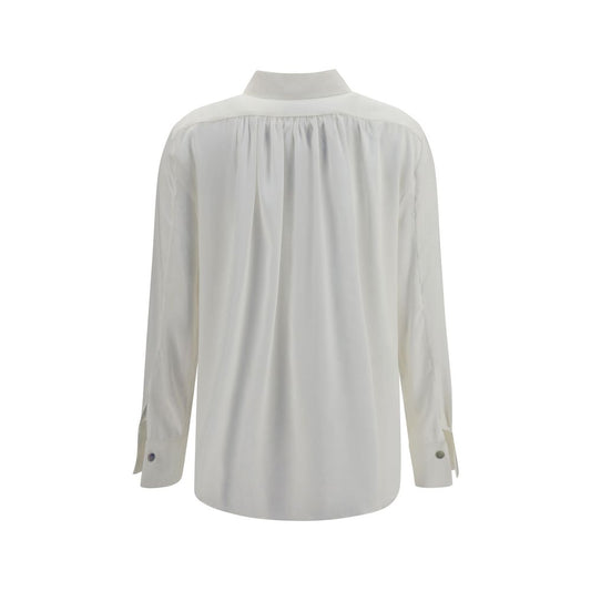White Silk Dress Shirt
