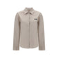 Gray Cotton Dress Shirt