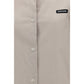 Gray Cotton Dress Shirt