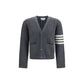 Gray Wool Oves Aries Cardigan