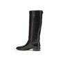 Black Calf Leather Bos Taurus Ankle Boots