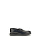 Black Calf Leather Bos Taurus Slip-On Loafers