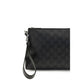 Black Fabric Shoulder Bag