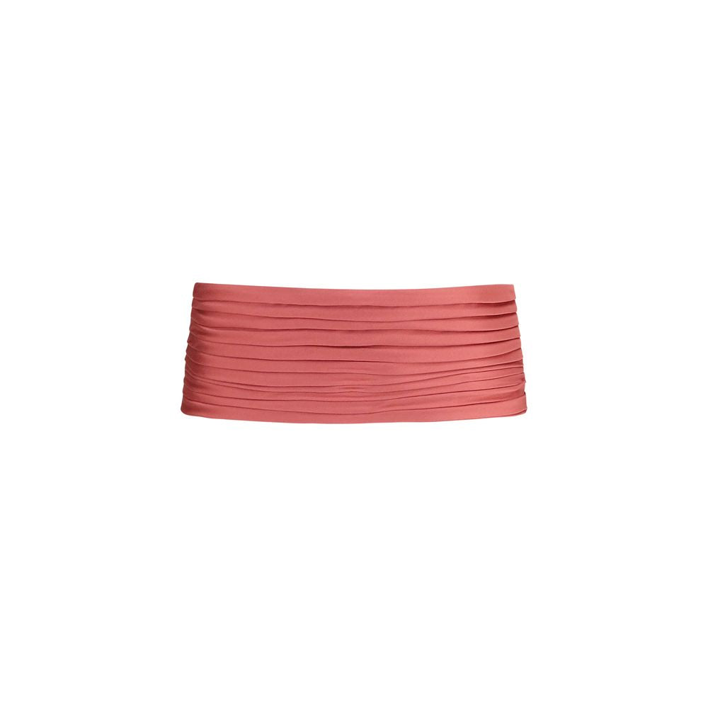 Multicolor Viscose High-Waist Belt