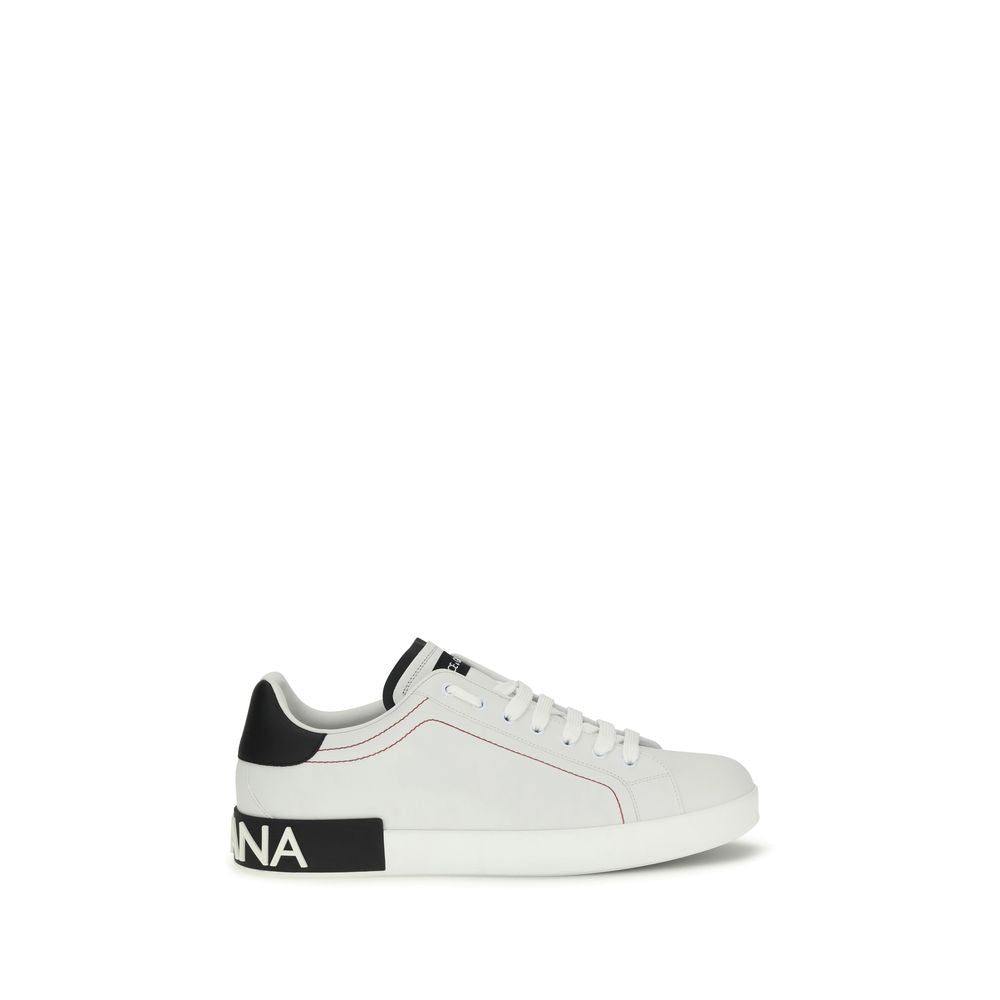 White Calf Leather Bos Taurus Low Top Sneakers