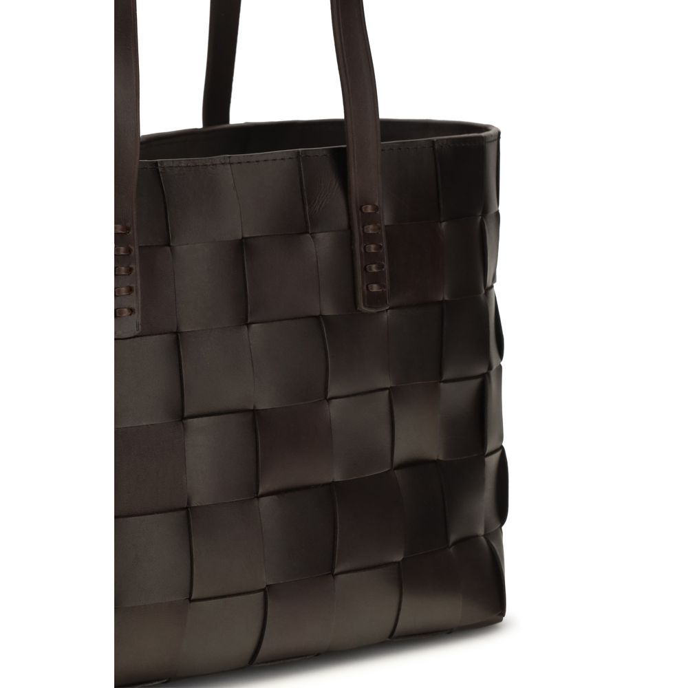 Brown Calf Leather Bos Taurus Handbag