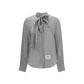 Gray Silk Pattern Shirt