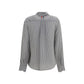 Gray Silk Pattern Shirt