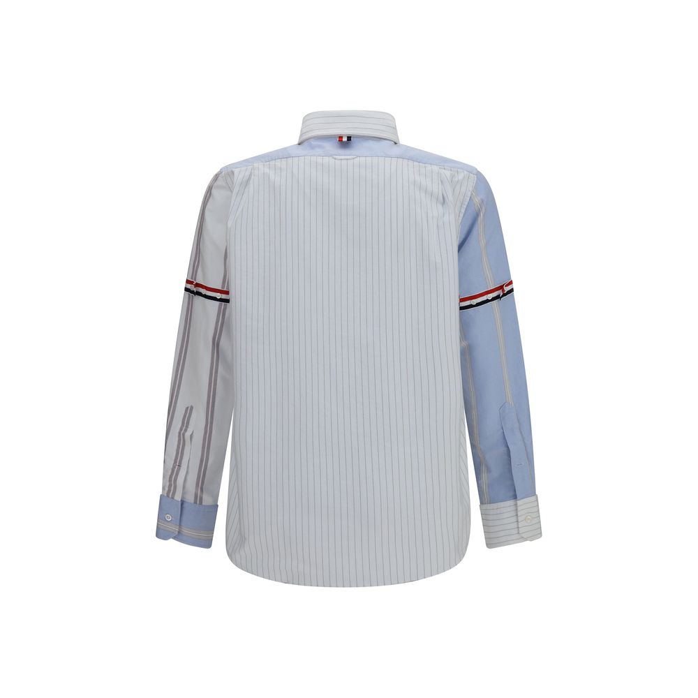 Blue Cotton Pattern Shirt