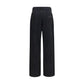 Black Cotton Relaxed Fit Jeans