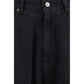 Black Cotton Relaxed Fit Jeans